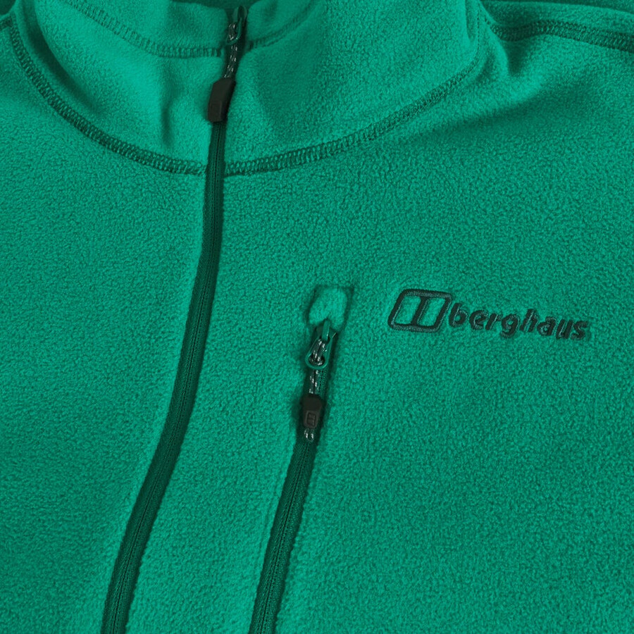 mens prism micro half zip polartec fleece - green berghaus