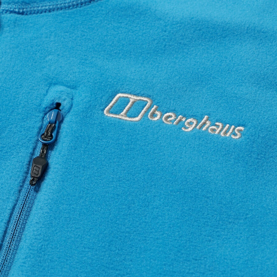 mens prism micro half zip polartec fleece - blue berghaus
