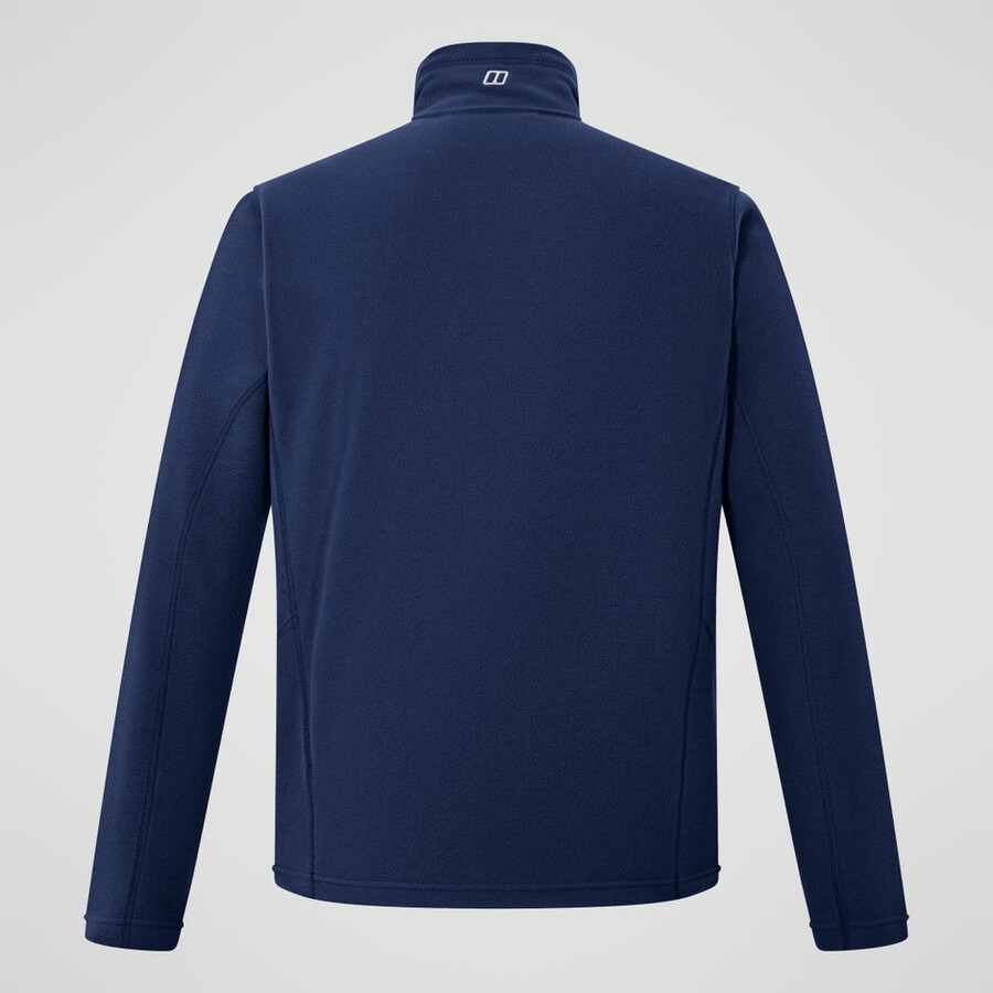 mens prism micro half zip polartec fleece - blue berghaus