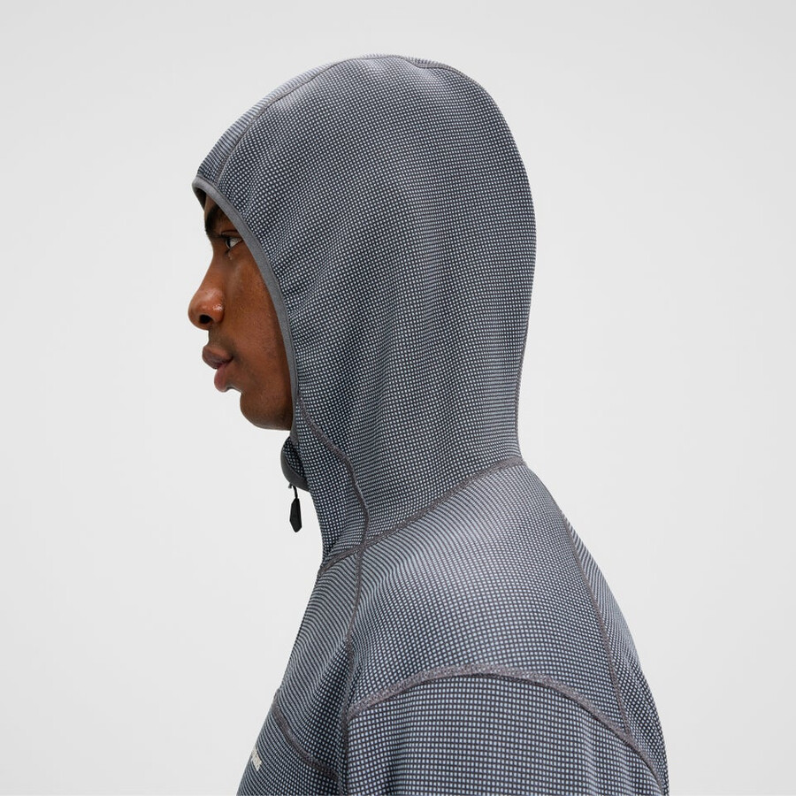 mens pravitale mtn 2.0 hooded fleece jacket - grey berghaus