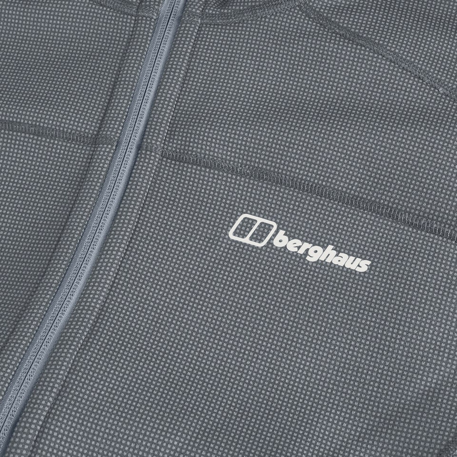 mens pravitale mtn 2.0 hooded fleece jacket - grey berghaus