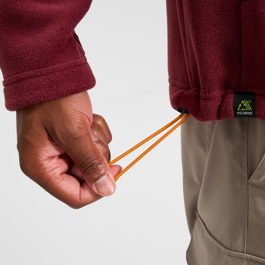 mens prism guide interactive polartec fleece jacket - redblack berghaus