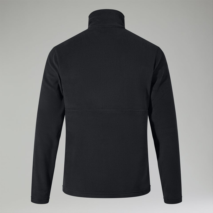 mens prism half zip polartec fleece - black berghaus