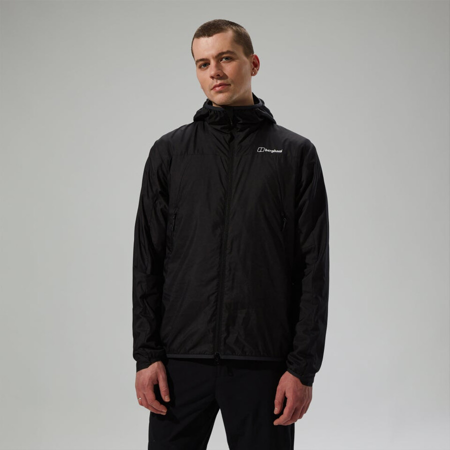 mens alpha resist-air jacket black berghaus