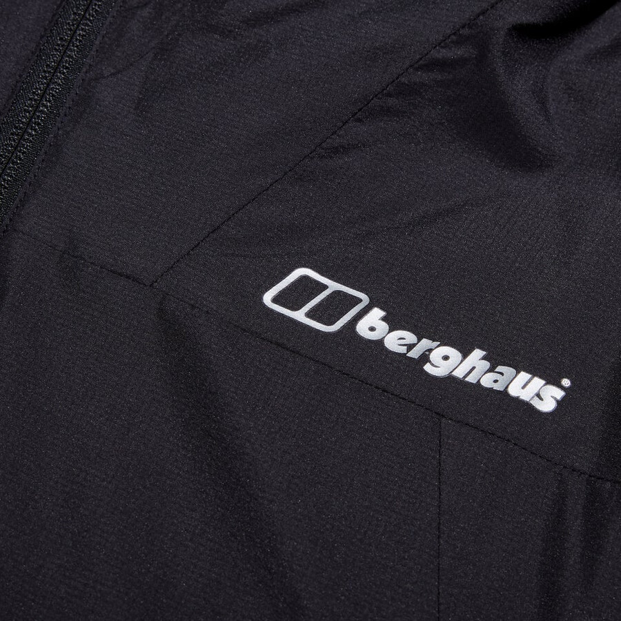 mens alpha resist-air jacket black berghaus