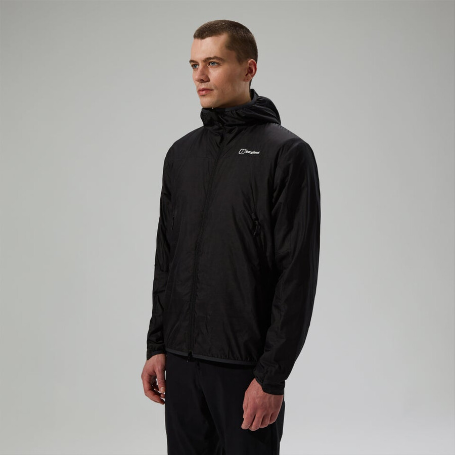 mens alpha resist-air jacket black berghaus