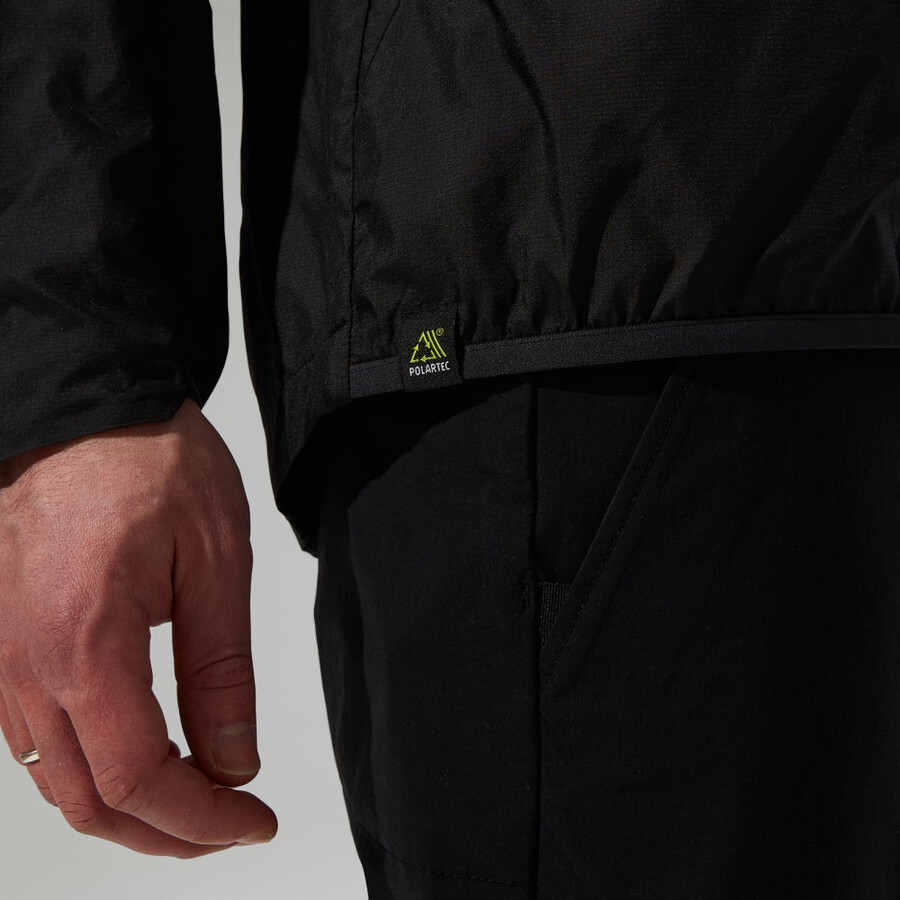 mens alpha resist-air jacket black berghaus