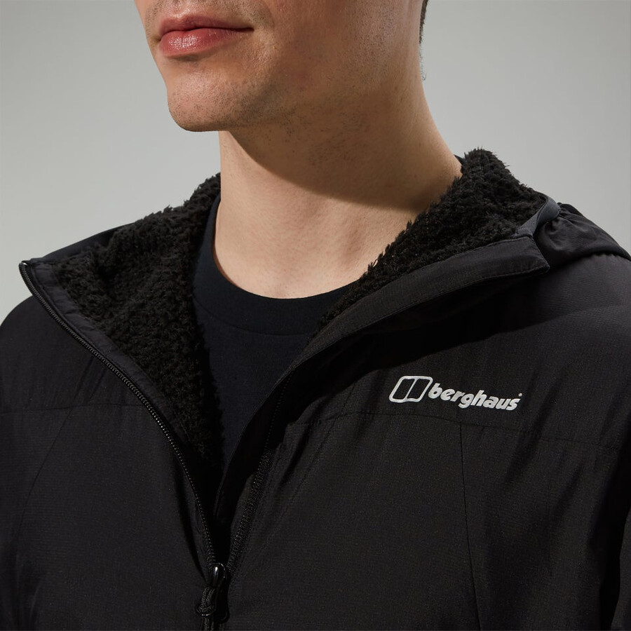mens alpha resist-air jacket black berghaus