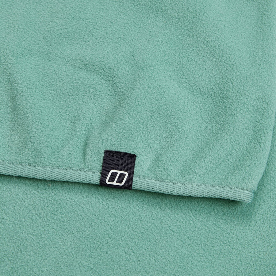mens felltop snap fleece pullover - green berghaus