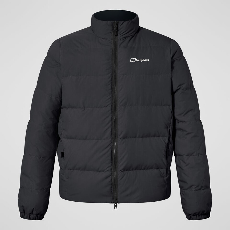 mens fulstow reversible down jacket - black berghaus