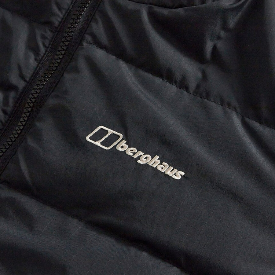 mens fulstow reversible down jacket - black berghaus