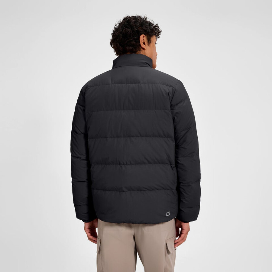 mens fulstow reversible down jacket - black berghaus