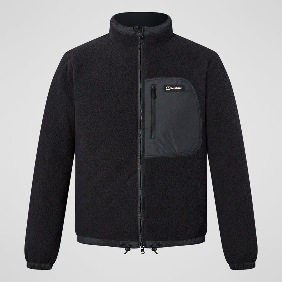 mens fulstow reversible down jacket - black berghaus