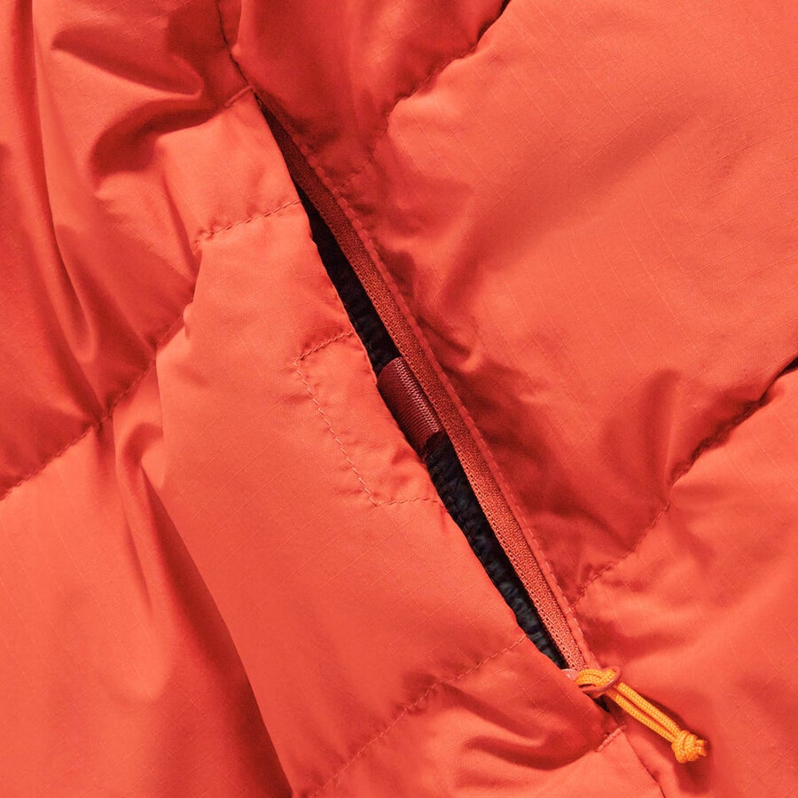 mens fulstow reversible down jacket - orangegrey berghaus