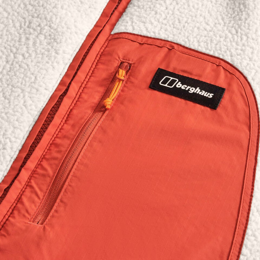 mens fulstow reversible down jacket - orangegrey berghaus