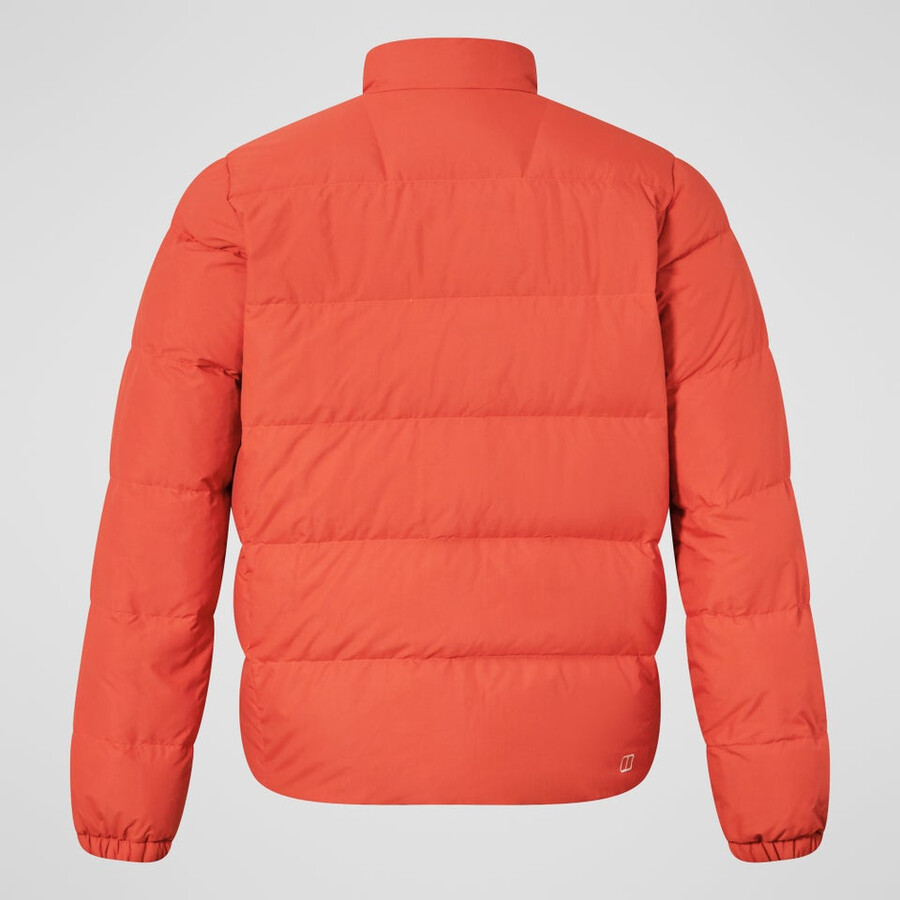 mens fulstow reversible down jacket - orangegrey berghaus
