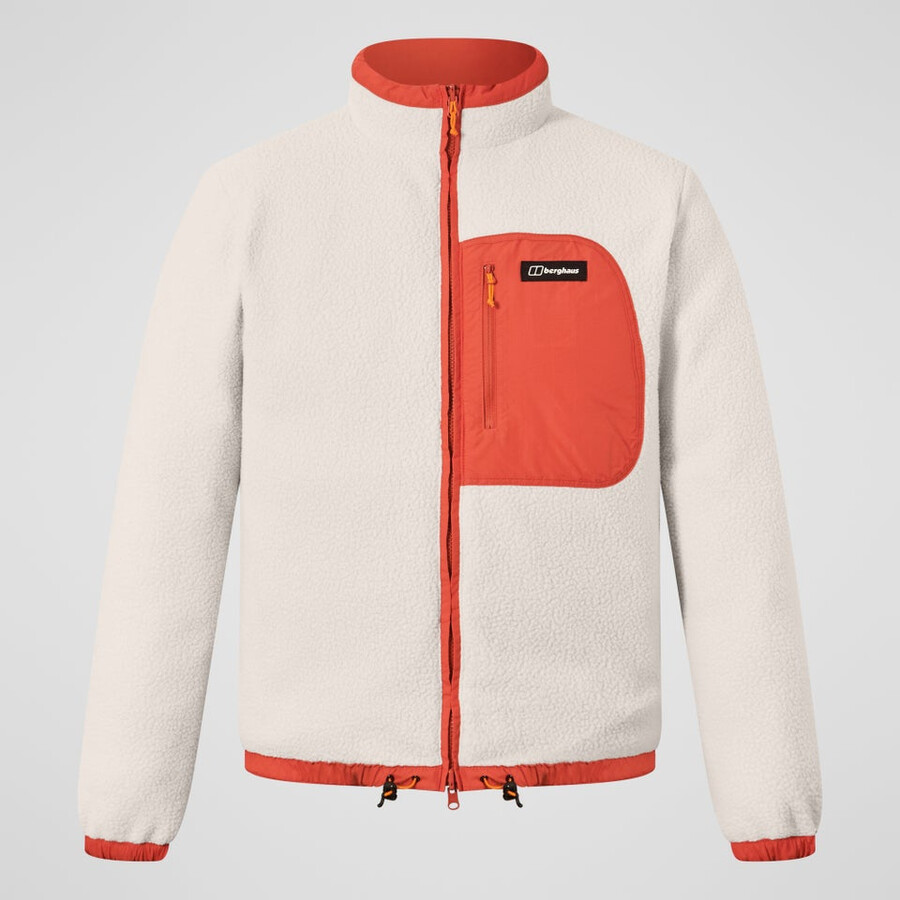 mens fulstow reversible down jacket - orangegrey berghaus