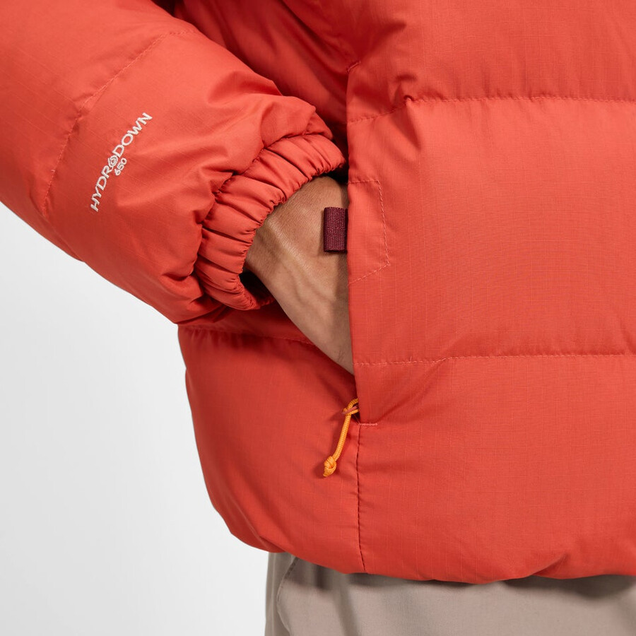 mens fulstow reversible down jacket - orangegrey berghaus