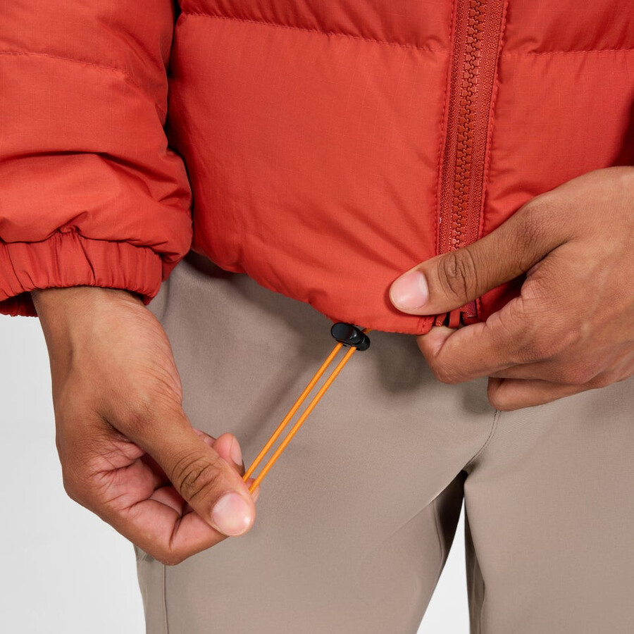 mens fulstow reversible down jacket - orangegrey berghaus