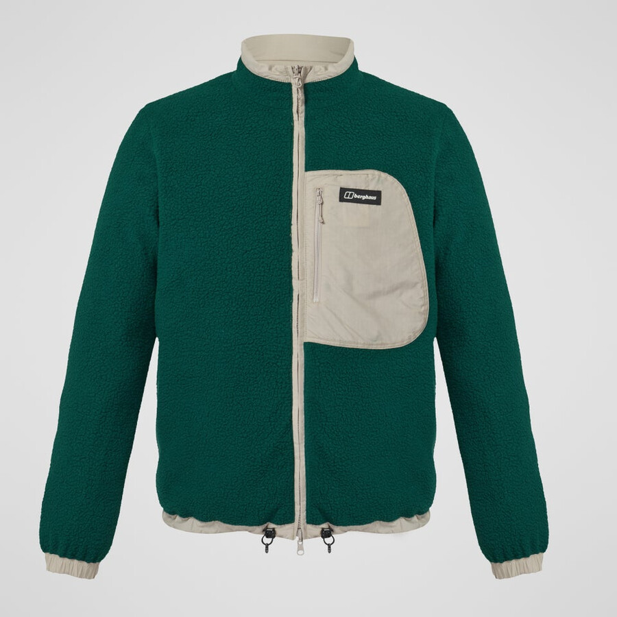 mens fulstow reversible down jacket - grey berghaus
