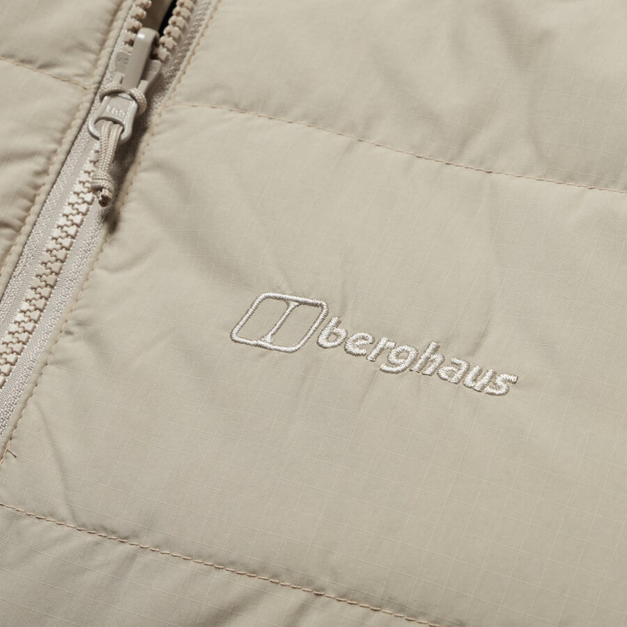 mens fulstow reversible down jacket - grey berghaus