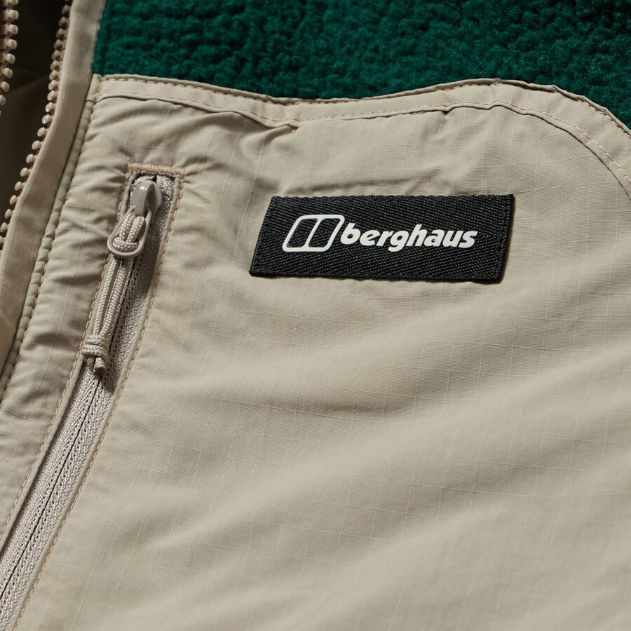 mens fulstow reversible down jacket - grey berghaus