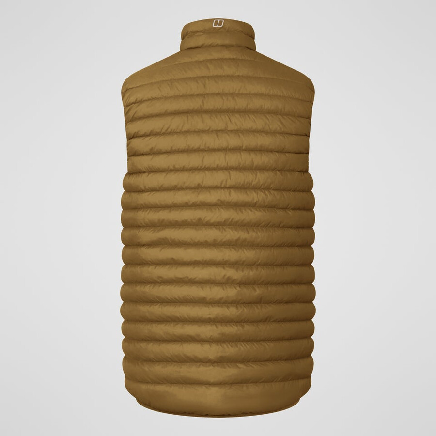 mens vaskye synthetic insulated vest - brown berghaus