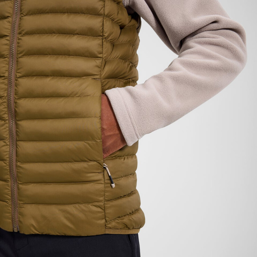 mens vaskye synthetic insulated vest - brown berghaus