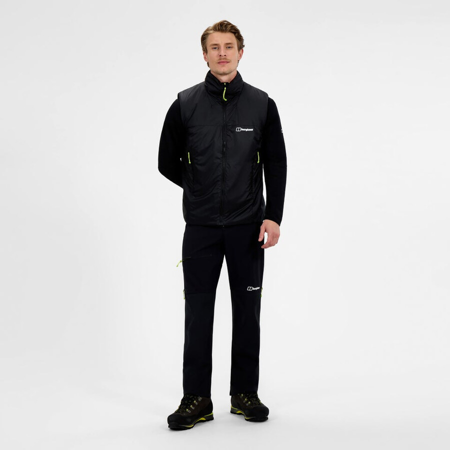 mens mtn arete synthetic vest - black berghaus