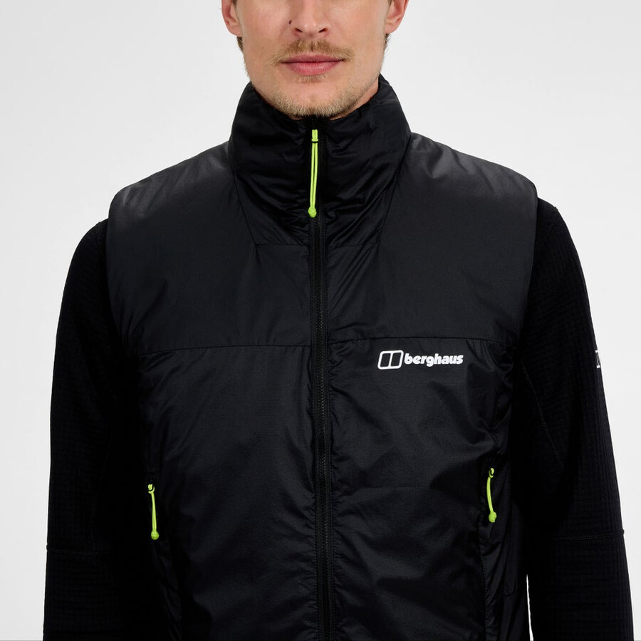 mens mtn arete synthetic vest - black berghaus