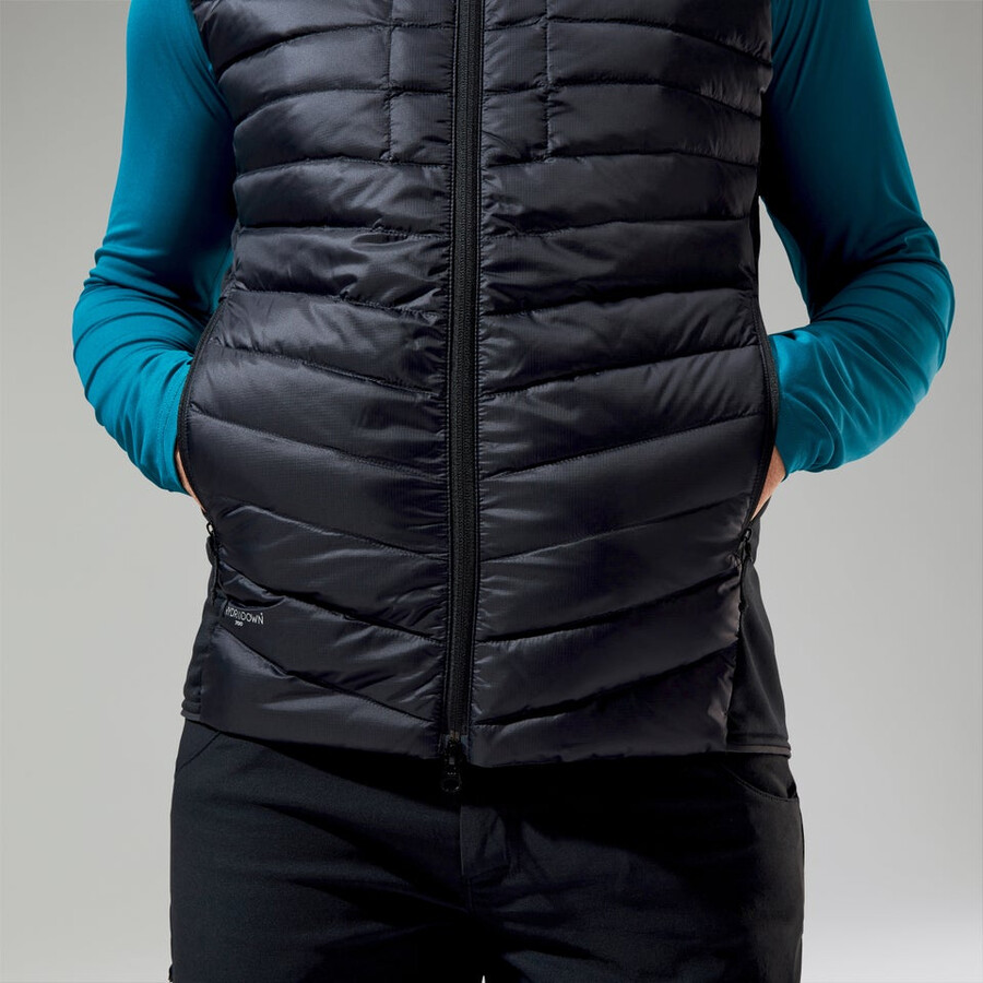 mens tephra 2.0 insulated gilet - black berghaus