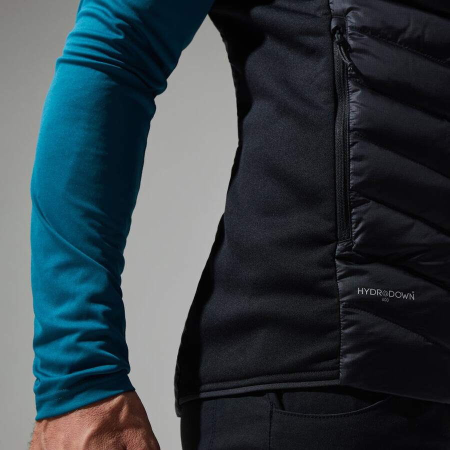 mens tephra 2.0 insulated gilet - black berghaus