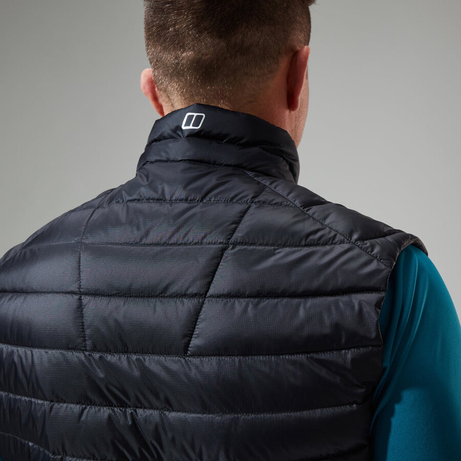 mens tephra 2.0 insulated gilet - black berghaus