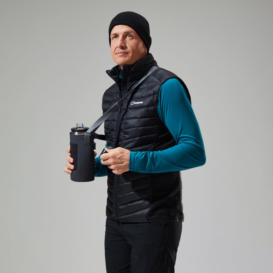 mens tephra 2.0 insulated gilet - black berghaus