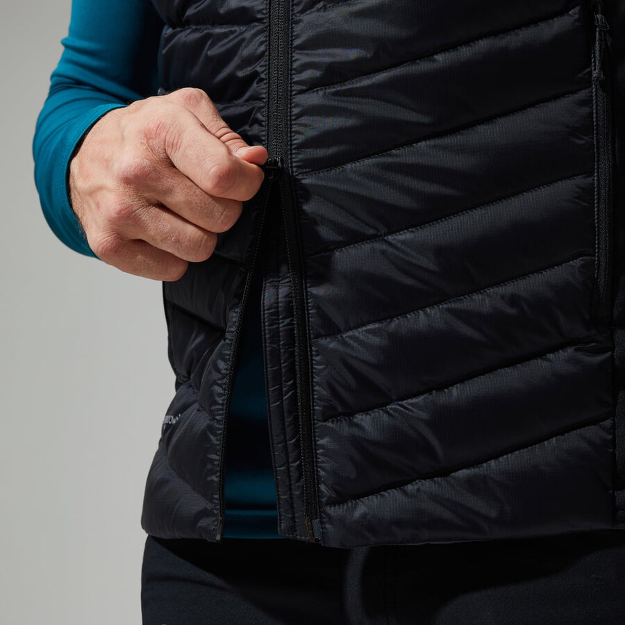 mens tephra 2.0 insulated gilet - black berghaus