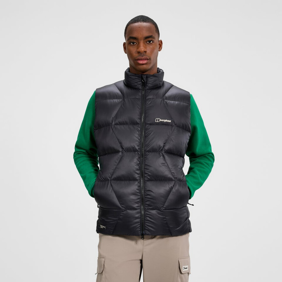 mens explorer down vest - black berghaus