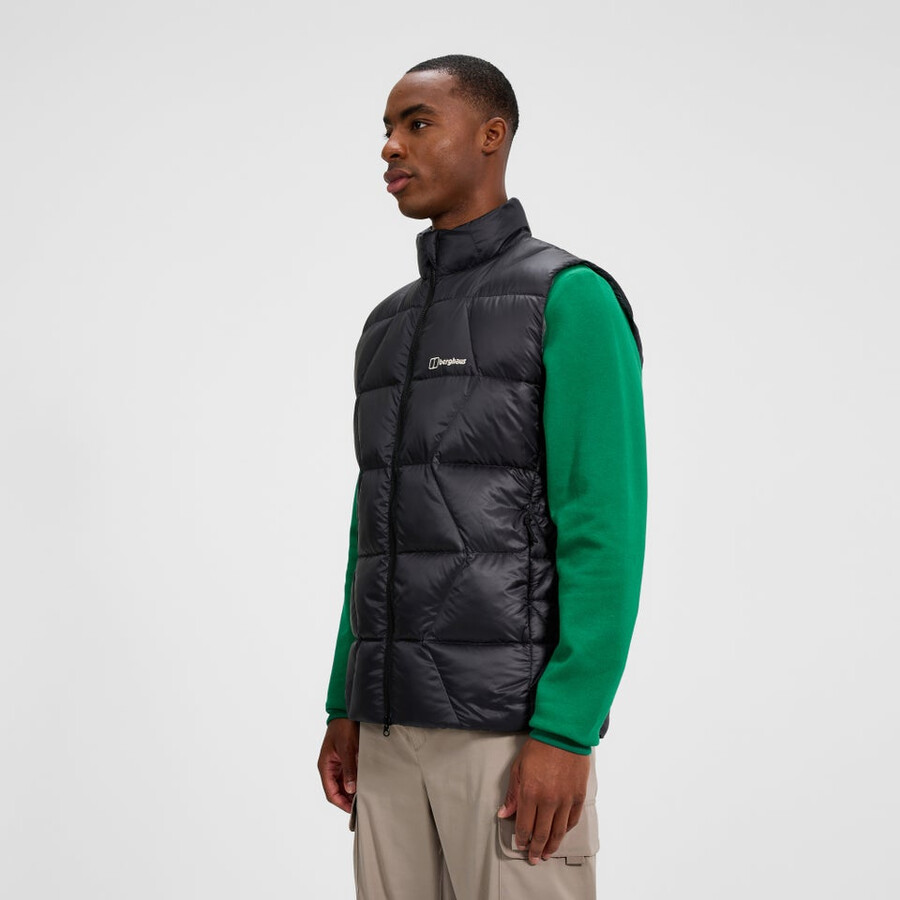 mens explorer down vest - black berghaus