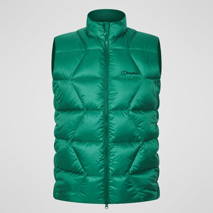mens explorer down vest - green berghaus