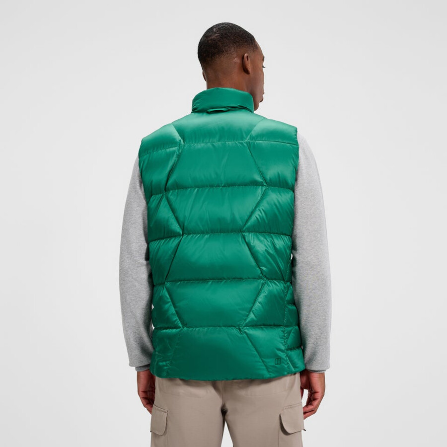 mens explorer down vest - green berghaus