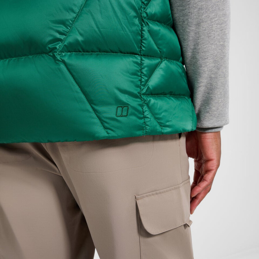 mens explorer down vest - green berghaus