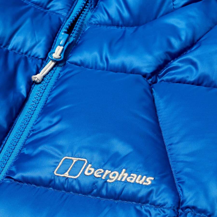 mens explorer down vest - blue berghaus