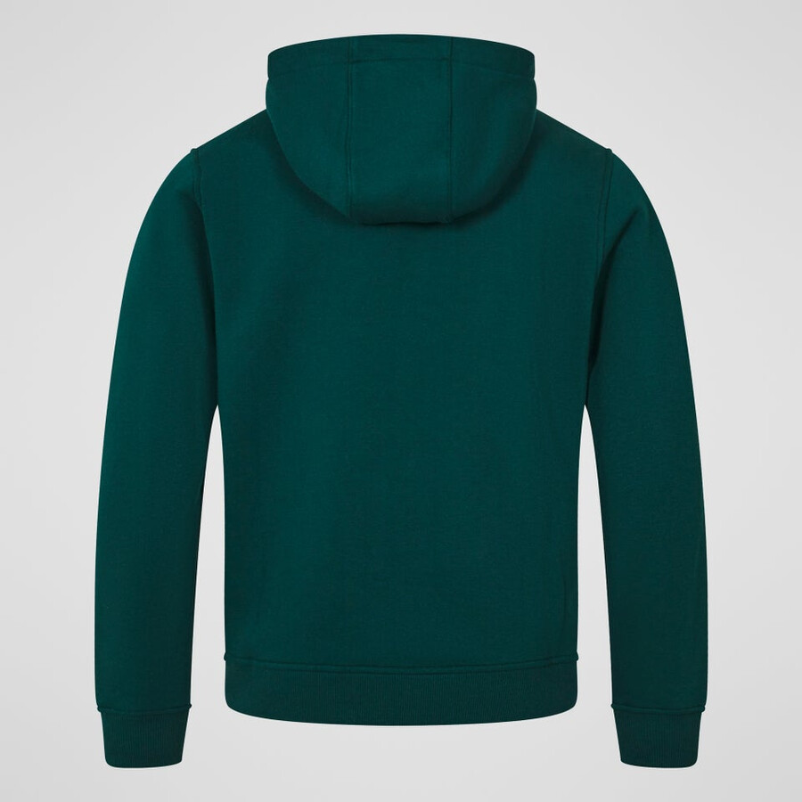 mens logo full zip hoodie - green berghaus