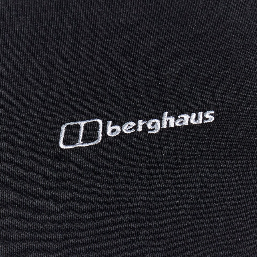 mens logo crew black berghaus