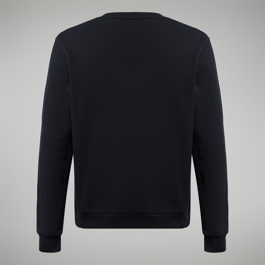 mens logo crew black berghaus