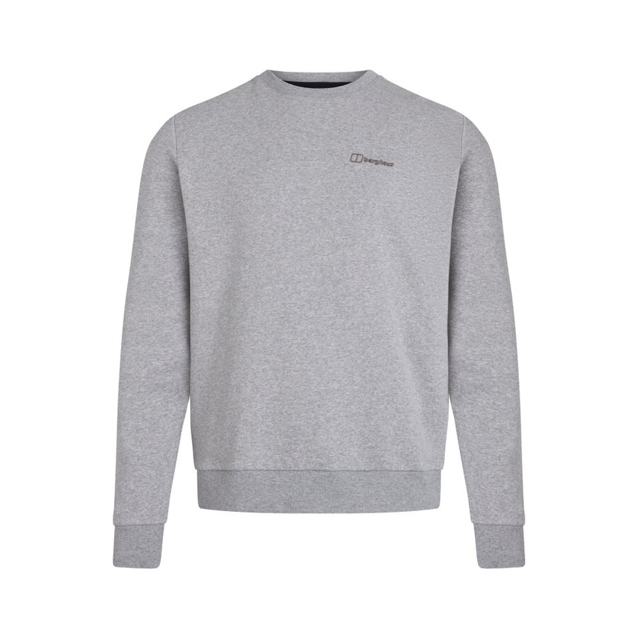 mens logo crew jumper grey berghaus