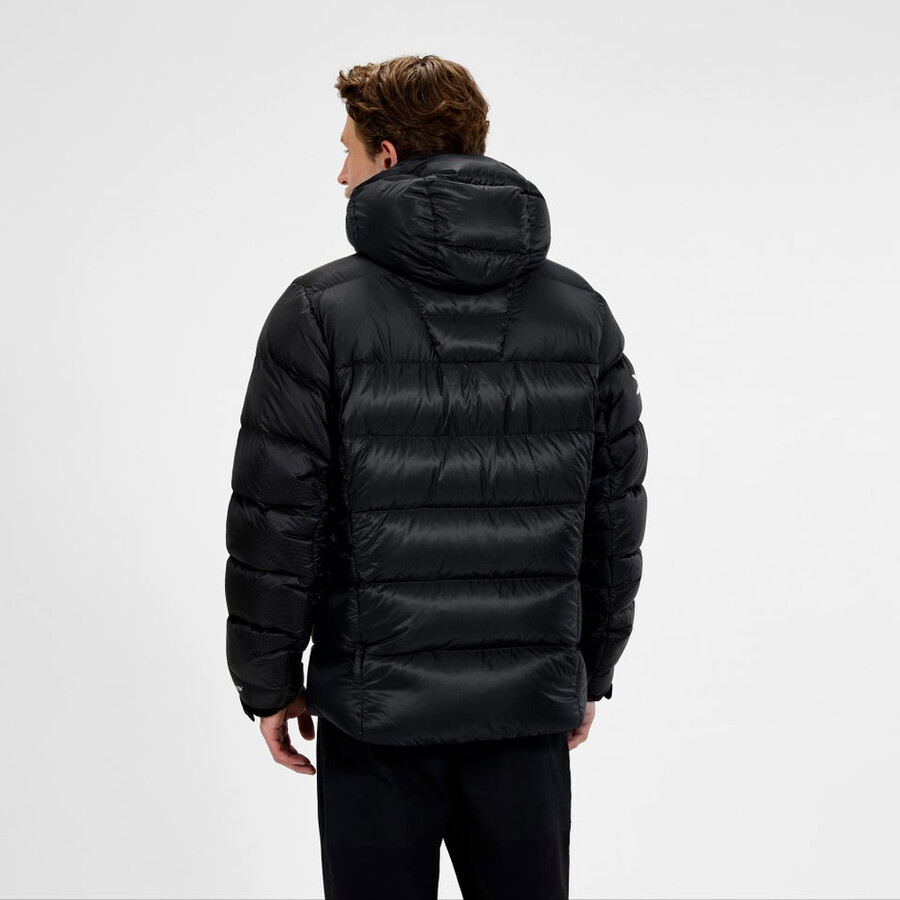 mens mtn arete ultra down hoody - black berghaus
