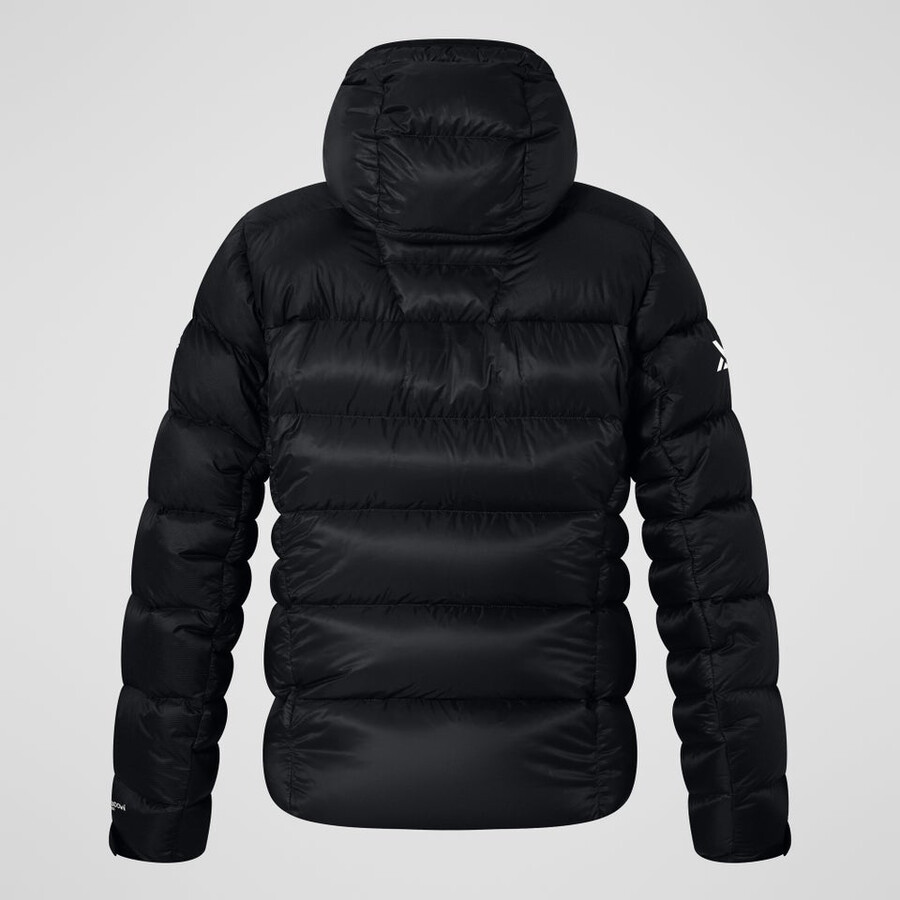 mens mtn arete ultra down hoody - black berghaus