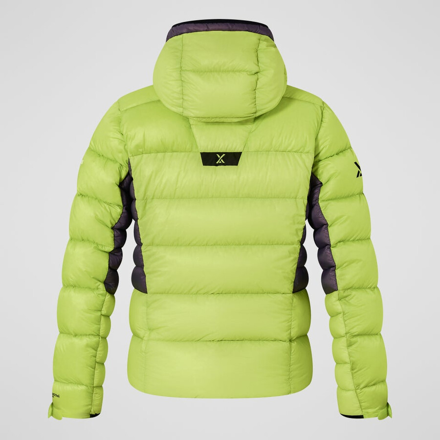 mens mtn arete ultra down hoody - yellowpurple berghaus