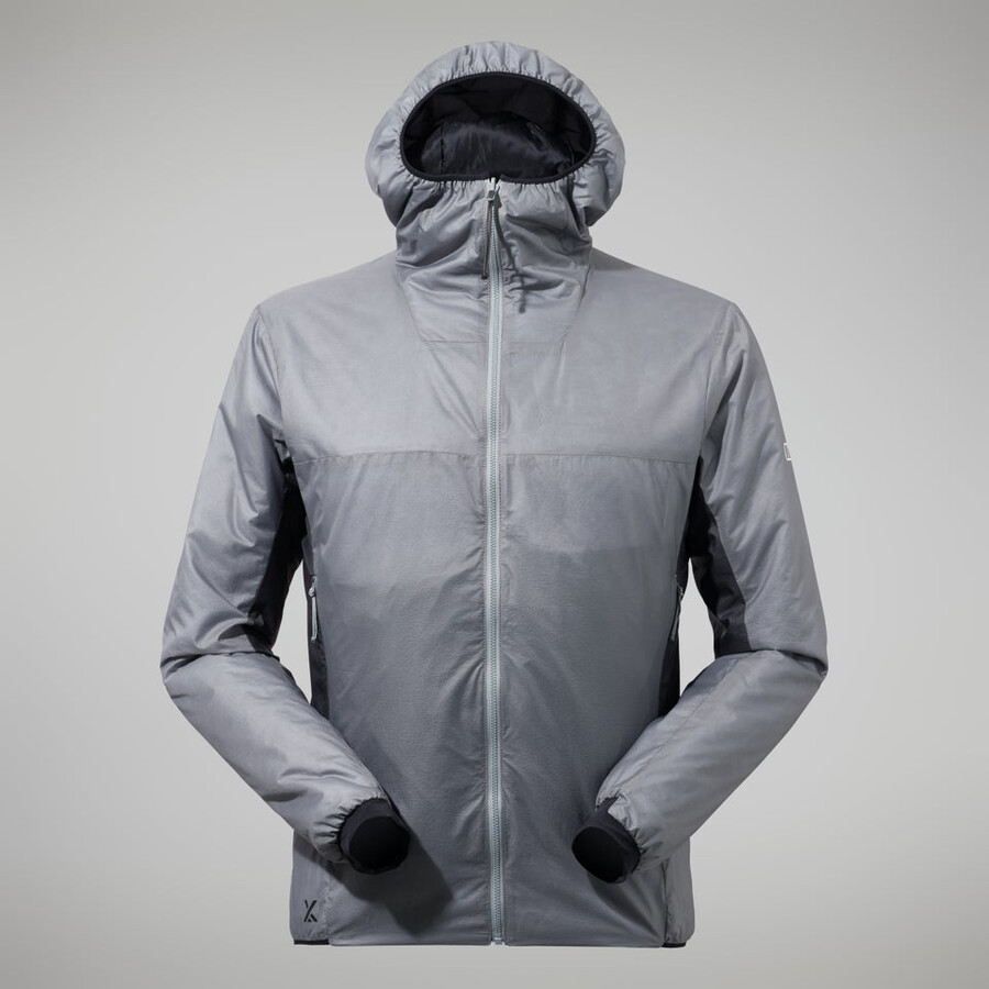 mens mtn arete lb synthetic hoody - grey berghaus