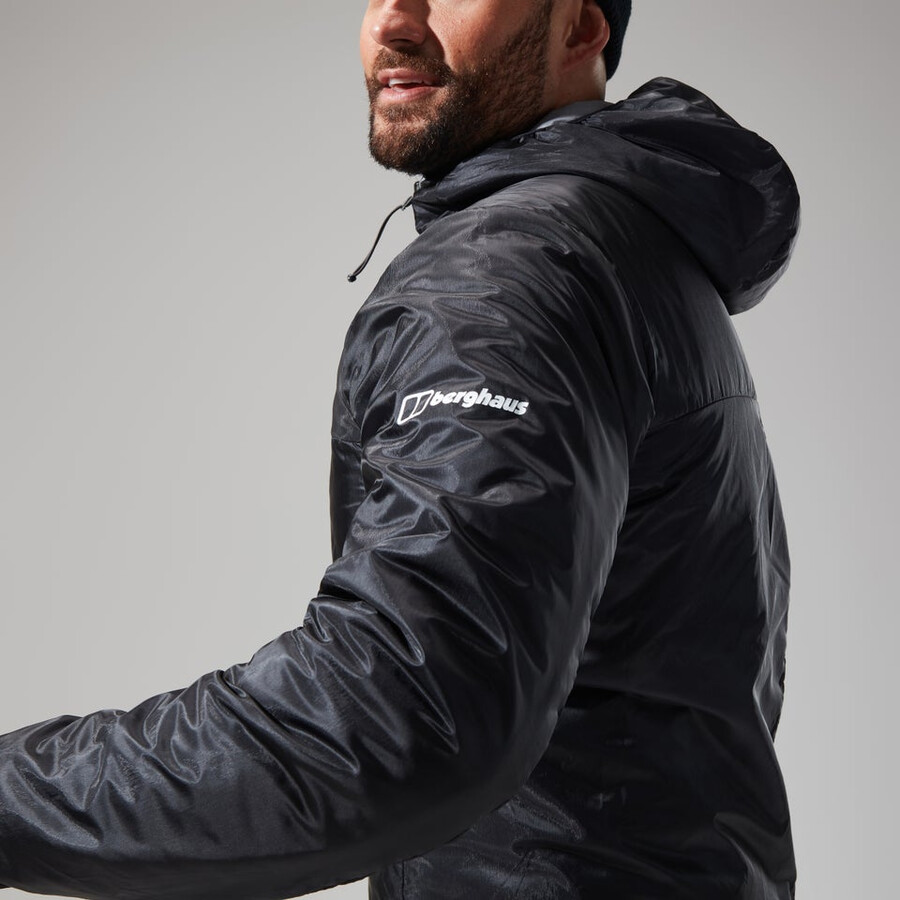 mens mtn arete lb synthetic hoody - grey berghaus
